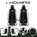 Funda de Auto Universal Turbo en Cuero Legítimo con AirBag +REGALOS: Alfombra de Cuero y Funda para Volante