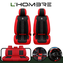 Funda de Auto Universal Turbo en Cuero Legítimo con AirBag +REGALOS: Alfombra de Cuero y Funda para Volante
